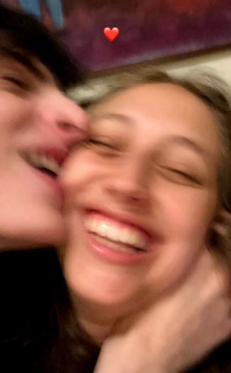 Elsie Richter posted an Instagram story with her boyfriend Finn Wolfhard